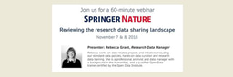 Webinar: Reviewing the research data landscape