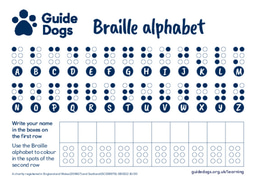 Braille Alphabet Activity