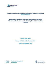 1- Laidlaw Scholar Research Report