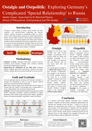 Research Poster - Ostalgie and Ostpolitik: Exploring Germany’sComplicated ‘Special Relationship’ to Russia