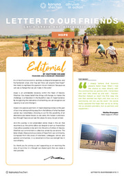 Hope | Letters to Our Friends 