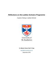 Reflections on the Laidlaw Scholars Programme