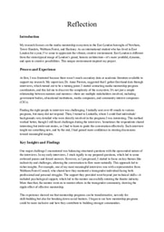 Laidlaw Summer 1 Research Reflection