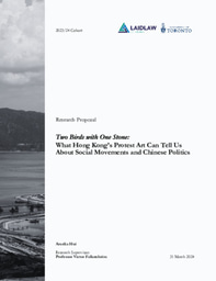 Research Proposal: What Hong Kong's Protest Art Can Tell Us About Social Movements and Chinese Politics