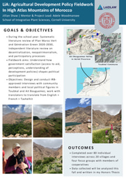 LiA: Fieldwork in High Atlas Mountains Poster