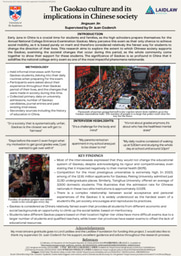 Research Poster - The Gaokao culture and its implications in Chinese society