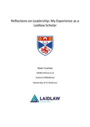 Leadership Essay - My experience as a Laidlaw Scholar