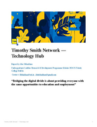 My Time with the Timothy Smith Network: LiA impact Report