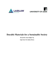 Durable Materials Laidlaw Report 