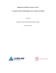 Digitization and Platform Economy in Africa: A Comparative Study of Ride-Hialing Sectors in Nigeria and Ethiopia
