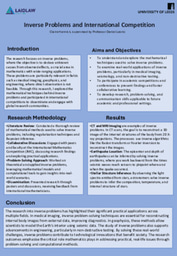 'Inverse Problems and International Competition' : Research Poster