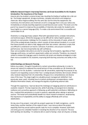 Increasing the Accessibility of Chemistry Lab Scripts for Students who don't have English as a Primary Language