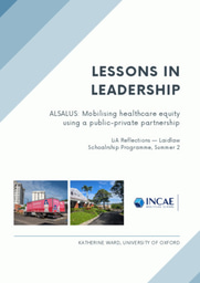 Essay Reflections on my LiA - ALSALUS, INCAE Business School 
