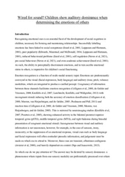Wired for sound? Children show auditory dominance when determining the emotions of others