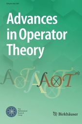 Advances in Operator Theory Best Paper Award Webinars