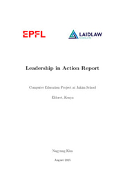 Leadership in Action: Computer Education Project in Eldoret, Kenya