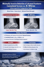 Minimally Invasive Fixation of Intraarticular Calcaneal Fractures: Cannulated Screws vs. K-Wires