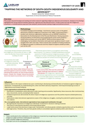 Research Poster: Mapping the Networks of South-South Indigenous Solidarity and Advocacy 