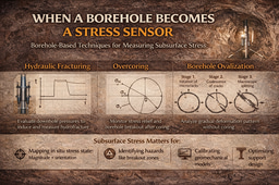 When a borehole becomes a stress sensor