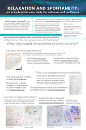 Interactive poster, practicing spontaneity