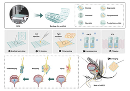 Designed a tissue-like bandage for major pelvic nerve injury