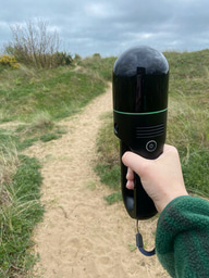 Channelling Jean-Luc Picard for urban dune surveys with handheld TLS