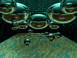 Simulating the Cosmic Dance of False Vacuum Bubbles with a Quantum Annealer