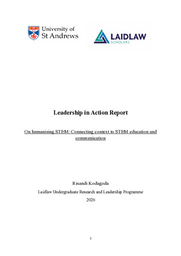Connecting context to STEM communication : Leadership in Action