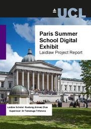 Paris Summer School Digital Exhibit_Report