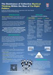 Research Poster ''The Dominance of Collective Mystical Thinking Within the Rise of Far-Right Politics'