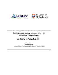 Making Impact Visible. Leadership in Action Report