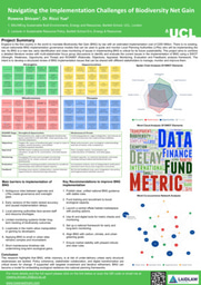 Navigating the Implementation Challenges of Biodiversity Net Gain - Research Poster