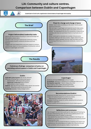 LiA Reflection: Community and culture centres. Comparison between Dublin and Copenhagen