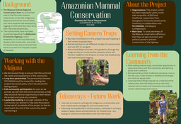 LiA Poster: Amazonian Mammal Conservation