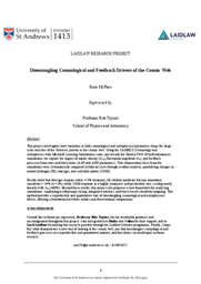 Research Essay: Disentangling the Cosmological and Feedback Drivers of the Cosmic Web 