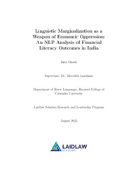 Linguistic Marginalization As a Weapon of Economic Oppression for Scheduled Tribes in India
