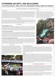 Extremism, Security, And Secularism:  A Sociological Analysis of Organisational Bans in France (research poster)