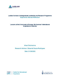 Experience Abroad Reflection: "Lessons at the Crossroads of Europe: My Summer 1 International Experience in Warsaw"