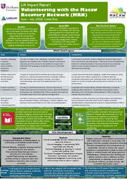 LiA Impact Report - Volunteering with MRN