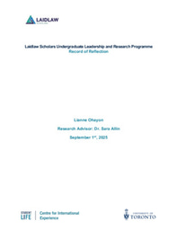 Summer Research Reflection 2025