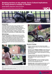 Breaking barriers on two wheels - Poster