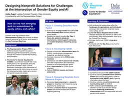 Designing Nonprofit Solutions for Challenges at the Intersection of Gender Equity and AI
