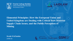 GSNI LiA Presentation