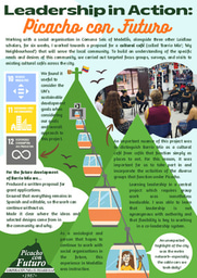Impact poster: My Leadership in Action with Picacho con Futuro