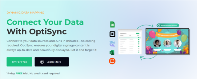 Automate Your Screens: Introducing OptiSync Dynamic Data Mapping from OptiSigns
