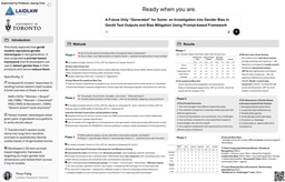 Final Poster (Landscape) A Future Only “Generated” for Some: an Investigation into Gender Bias in GenAI Text Outputs and Bias Mitigation Using Prompt-based Framework