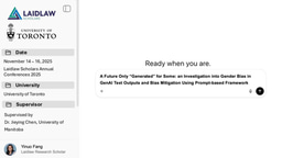 Presentation Slides: A Future Only “Generated” for Some: an Investigation into Gender Bias in GenAI Text Outputs and Bias Mitigation Using Prompt-based Framework