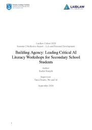 Summer 2 Reflective Report