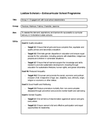 Oxford Laidlaw Scholars: Research Design