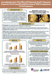 Effect of Prenatal Nicotine on Fetal Facial Movement - Research Poster 